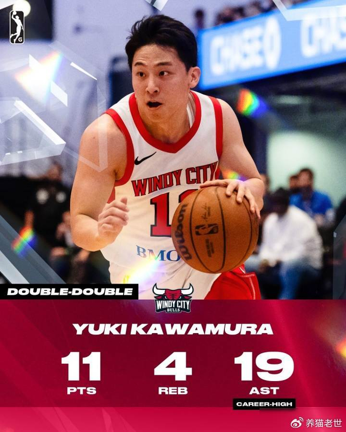 开云体育入口-日本后卫河村勇辉G联赛打出19次助攻，投篮20中4却没人说差|波士顿凯尔特人队|芝加哥公牛队|三分球|公牛|凯尔特人_新浪体育_新浪新闻